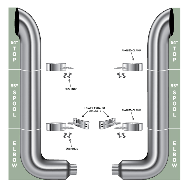 Peterbilt Exhaust Kit